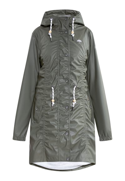 Schmuddelwedda Mackintosh bridgeport Dames olijf