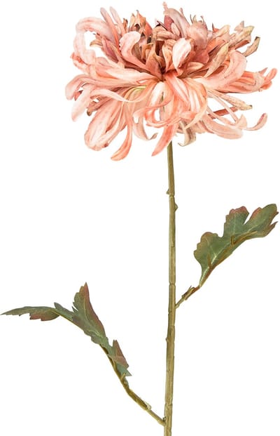Chrysanten Roze Zalm Kunst Ø13cm L72cm 2st