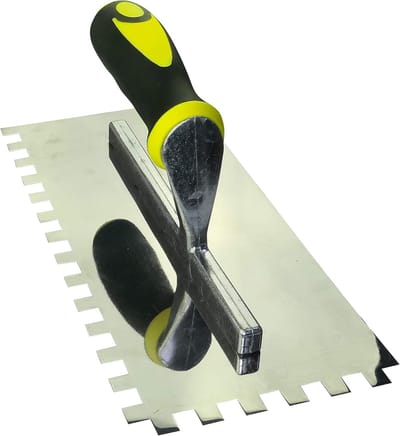 Getande Troffel - Tegelspatel Float - Metselwerk Gips - 10x10mm Tanden