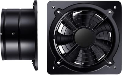 Dailygoods - Afvoerventilator 160mm met Schakelaar voor Keuken en Badkamer