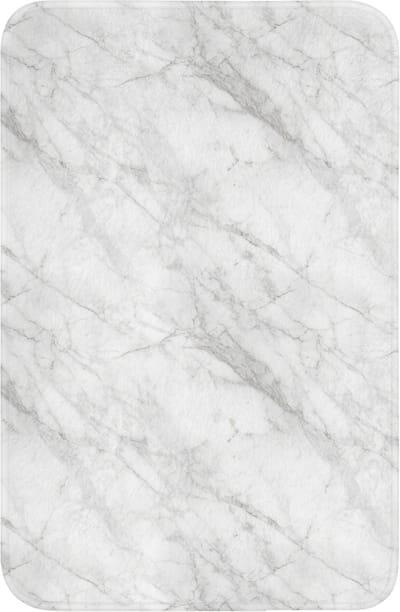WC mat 40x60 cm - Antislip - Klassiek - Marmer - Grijs - Toiletmat - Vloermat - Douchemat - Toilet tapijt - Toiletmatten