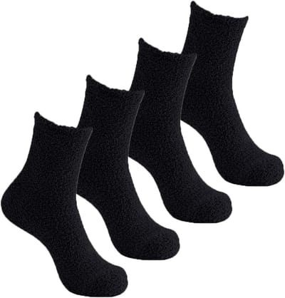 Sokken - Huissokken Pantoffels - Comfort Thuis - Extra Zacht - 2 Paar - Blauw Geruit