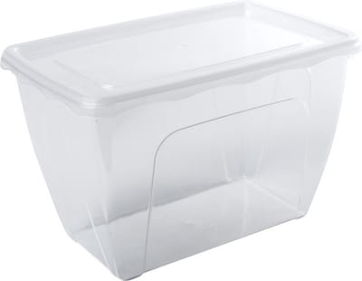 Hega Hogar Vershoudbakje - transparant - 1,5L - 18 x 12 x 12 cm - vershouddoos - Vienna - bakje - Mealprep
