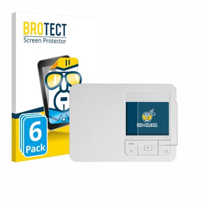 BROTECT - Screenprotector voor Canon Selphy CP1500 Mini - Folie Beschermfolie transparant 6 Stuks