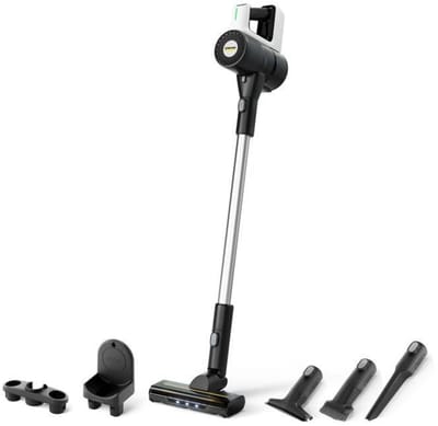 Kärcher VCS 3 Nano Steelstofzuiger - Draadloos - Accu looptijd 40 min - Draaibaar scharnier met Auto-sense intelligente vuildetectie - HEPA filter geschikt voor harde vloeren zoals steen, laminaat, linoleum, PVC maar ook tapijt
