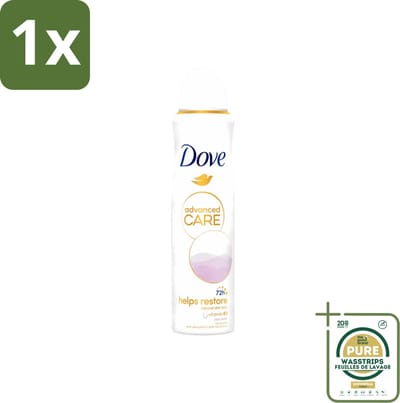 1 x Dove - Deodorant - Spray Clean Touch - Zachte geur en verzorging - 150 ml- Dove Clean Touch - Deodorant Spray - Anti-transpirant - Zweet En Geur - Fris