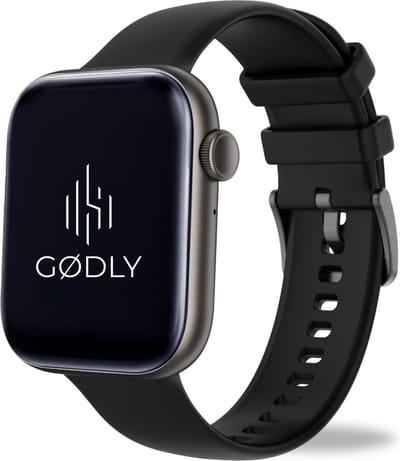 GØDLY Premium Smartwatch - Sporthorloge - Horloge Dames & Heren - Bluetooth - GPS - zwart