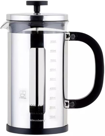 Klausberg KB7703 Piston Brewer 1L - Perfecte Koffie- en Theebereider