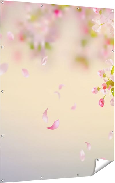 Gards Tuinposter Appelbloesem - Bloemen - 120x160 cm - Tuindoek - Tuindecoratie - Wanddecoratie buiten - Tuinschilderij