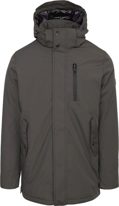 Suitable Baz Winterjas Donkergroen - Maat L - Heren