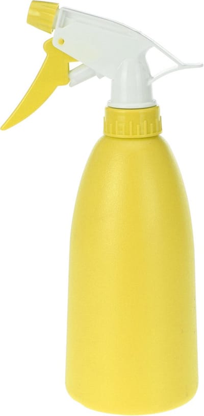 Plantenspuit - geel - 480 ml - kunststof - 11 x 8 x 23 cm - plantensproeier