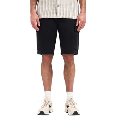 No Excess Short cargo twill black
