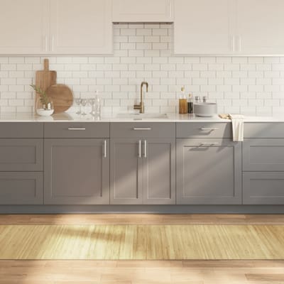 vidaXL - Vloerkleed - rechthoekig - 70x400 - cm - bamboe - lichtnaturel