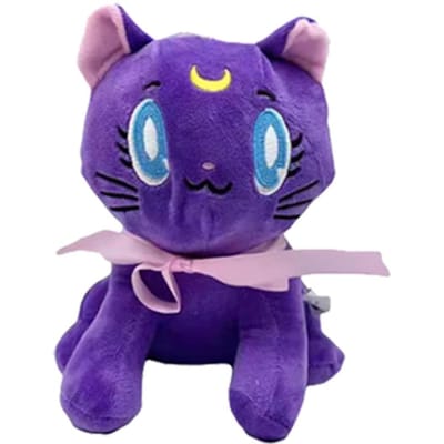 20CM Kawaii Maankat Pluche Speelgoed Hart Gevuld Anime Pop Schattige Woondecoratie Cadeau voor Meisjes