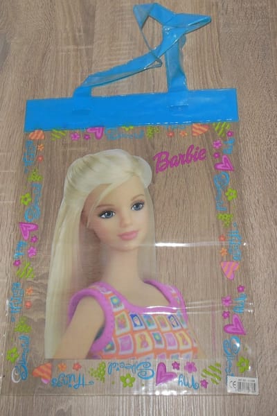 Kindertasje plastic Barbie