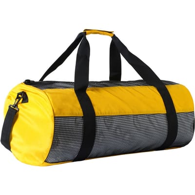 Sac de plongée en apnée, sac d'équipement de plongée, conception en maille pliable, facile à transporter pour la plongée en apnée, le surf, PVC jaune