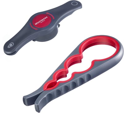 Multifunctionele opener set voor potten en flessen - 2 stuks - Ergonomisch en vaatwasmachinebestendig