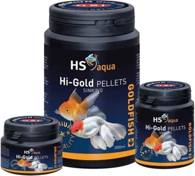 HS Aqua Hi-Gold Pellets 100ML - Goudvissen voer - Vissenvoer