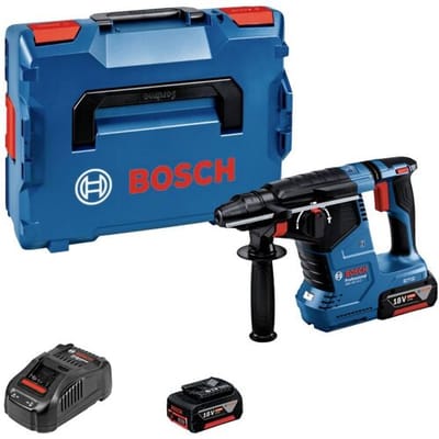 Bosch Professional GBH 18V-24 C SDS-Plus-Accu-boorhamer 18 V 5 Ah Li-ion Brushless, Incl. 2 accus, Incl. lader, Incl. koffer