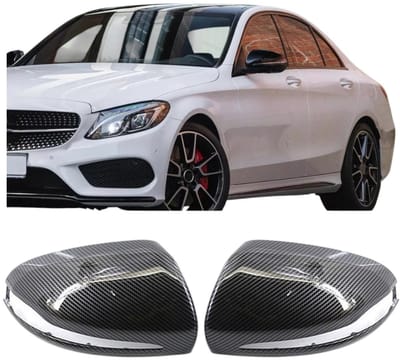 Spiegelkappen Carbon Look Geschikt voor Mercedes C-Klasse W205, E-Klasse W213/W238, GLC X253/C253, S-Klasse W222 & C217