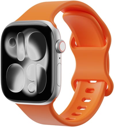 SBG Siliconen Bandje Geschikt voor Apple Watch Ultra | 49MM | Sport Horlogeband Oranje