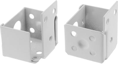 Dailygoods- Jaloezieën Beugel Stevig Metaal - Beugel Houder - Plankdragers - Beugelfles - Beugelbakje - Compact Formaat 2,5 cm x 2,5 cm - Beugels