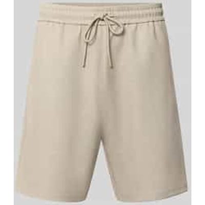 straight fit short met viscose