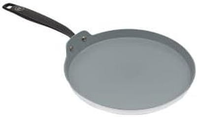 Pannenkoekenpan - Koekenpan - Pannenkoeken Bakken - Keramische Antiaanbaklaag - Ø 26 cm - Wit