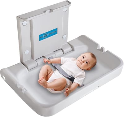 Baby Verschoonstation - Luier Tafel - Ruimte Besparen - Wandmontage Inklapbaar - 86x56x38 cm