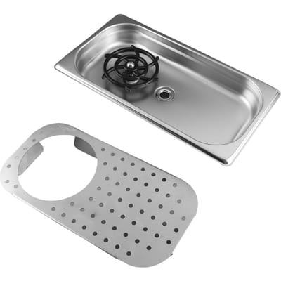 Kannenreiniger Hoge Druk Spoeling Roestvrij Staal Bar Glazenreiniger Kopjeswasser Sprayreiniger voor Thuiskeuken Hotel Café Stainless Steel