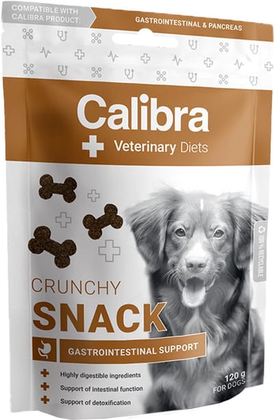 Calibra Dog Veterinary Diets - Gastrointestinal Crunchy Snack - 120 g