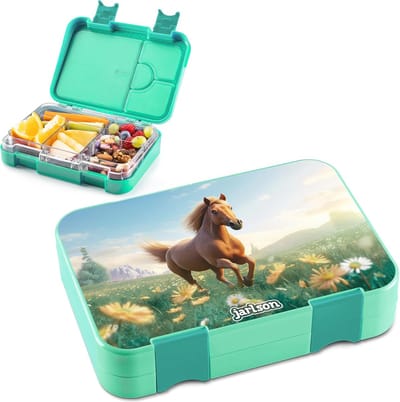 Bento Lunchbox voor Kinderen met Vakken - Lekvrije Snackbox voor School
