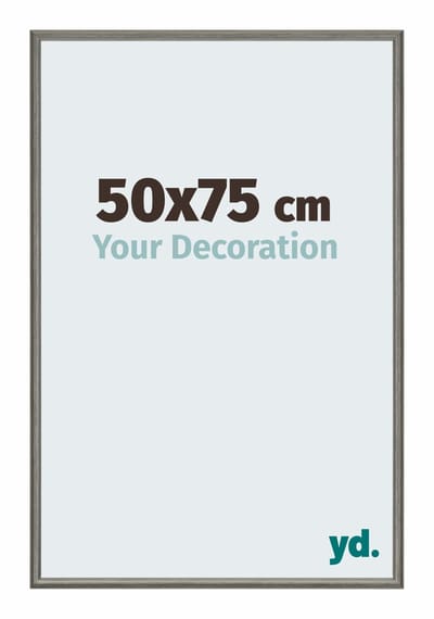 Your Decoration - Fotolijst 50x75 cm - Aluminium - Mercury Structuur - New York