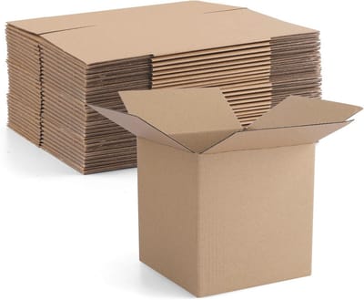 Boxen voor verzending - 25 stuks bruine kartonnen mailers - 4x4x4 inch kleine verzenddozen