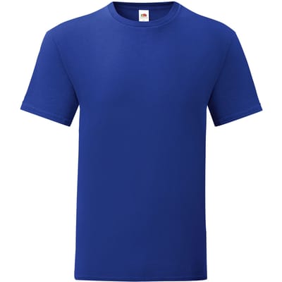 Fruit of the Loom Heren Iconisch 150 T-Shirt (Kobaltblauw)