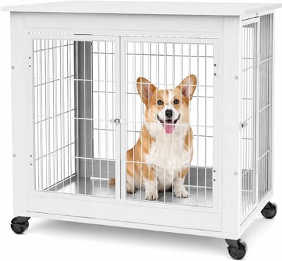 CRLYN® Hondenkooi - Hondenmand - Veilig verblijf - Wit