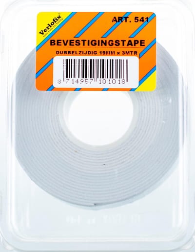 Verlofix Bevestigingstape Dubbelzijdig 19 Mm X 3 M Foam Wit