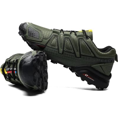 Waterdichte Heren Wandelschoenen Outdoor Trainingsschoenen Met Veters Anti-slip Klimschoenen Slijtvaste Jacht Klim Sneakers 43