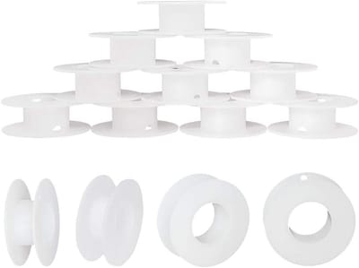 Lege Spoelen - Draad Spoelen - Sieraden Maken - Voorkomt Knoop - 20 Stuks - Wit