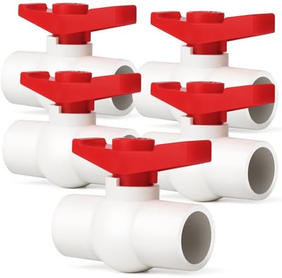 Dailygoods- Afsluiter 25mm PVC - Kogelkraan - Waterafsluiter - Irrigatiesysteem - Pijpsysteem - Goede afdichting