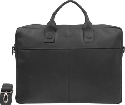 DSTRCT Fletcher Street Aktetas - 17 inch laptoptas - Zwart