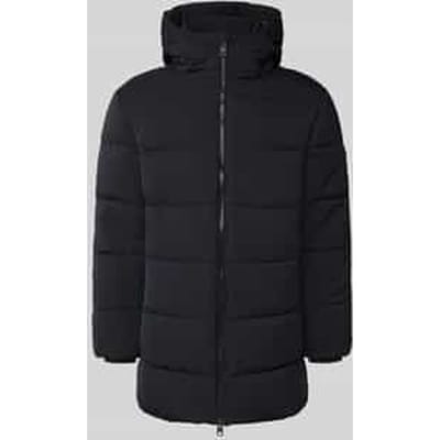 Gewatteerde mantel met capuchon