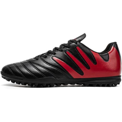 Professionele Mannen Enkel Voetbalschoenen Buiten Gras Noppen Unisex Voetbalschoenen Lange Noppen Tf Voetbalschoenen Chuteira Society 35 black