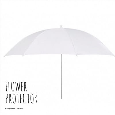 Flower Protector wit 65 cm - Charme Bijoux
