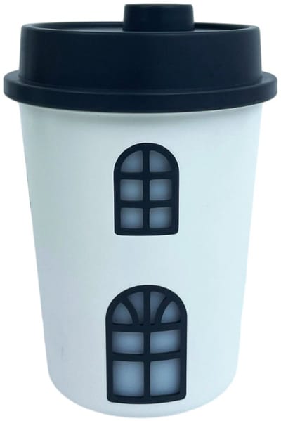 350ml Koffiebeker Luchtbevochtiger 7-kleuren RGB Sfeerverlichting Stille Grote Mist Bureau Aroma Diffuser voor Slaapkamer & Kantoor