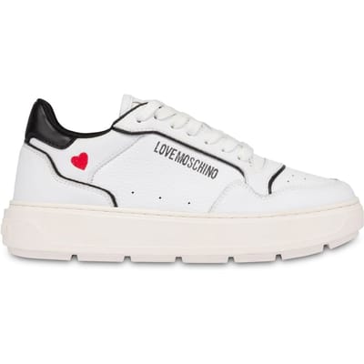 Moschino Bold Love Calfskin Sneakers White Größe: 36 | Trainers Outlet | Damen | Weiß