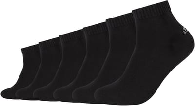s.Oliver, Korte sokken Basic 6-pack in klassiek design, Basic damessokken, damessokken, korte sokken, herenkorte sokken, herensokken, unisex katoenen sokken, multipack, sokken, comfortabel