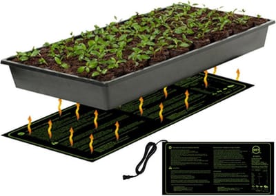 UniEgg® Kweekmat - verwarmingsmat planten - 25 x50 cm- zaden - stekjes - kiemen - ook geschikt voor onder terrariums - spat waterdicht - 21 watt - zonder regelaar
