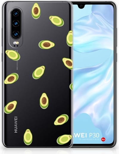 Huawei P30 Siliconen Case Avocado