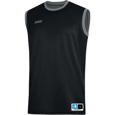 Jako Change 2.0 Reversible Shirt Kinderen - Steengrijs / Zwart | Maat: XXS